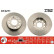 Disco de freno trasero DF4271 TRW, Miniatura 4