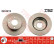 Disco de freno trasero DF4315 TRW