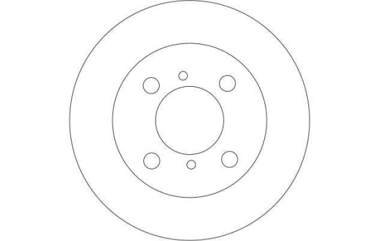 Disco de freno trasero DF4315 TRW, Imagen 3