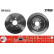 Disco de freno trasero DF4353 TRW, Miniatura 3