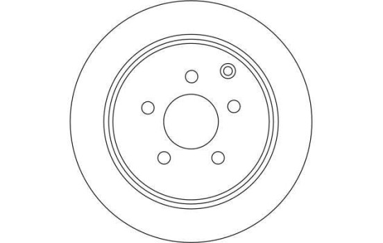 Disco de freno trasero DF4353 TRW, Imagen 4