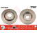 Disco de freno trasero DF4389S TRW