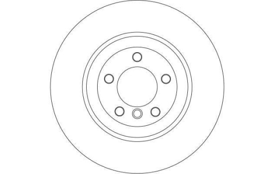 Disco de freno trasero DF4389S TRW, Imagen 3