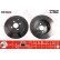 Disco de freno trasero DF4404 TRW