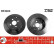 Disco de freno trasero DF4404 TRW, Miniatura 2