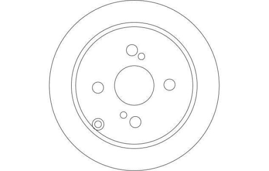 Disco de freno trasero DF4404 TRW, Imagen 3
