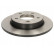 Disco de freno trasero DF4419 TRW