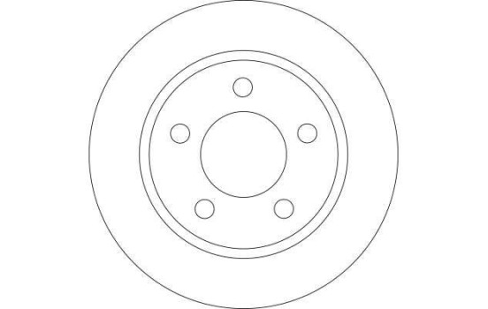Disco de freno trasero DF4419 TRW, Imagen 3