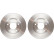 Disco de freno trasero DF4419 TRW, Miniatura 5