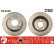Disco de freno trasero DF4428 TRW
