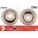 Disco de freno trasero DF4431 TRW