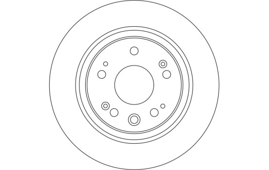 Disco de freno trasero DF4431 TRW, Imagen 3