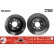 Disco de freno trasero DF4450 TRW, Miniatura 3