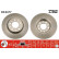 Disco de freno trasero DF4477 TRW, Miniatura 3