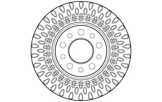 Disco de freno trasero DF4479 TRW, Imagen 3