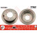Disco de freno trasero DF4483 TRW