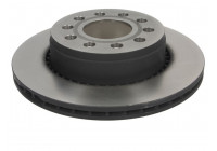 Disco de freno trasero DF4545 TRW