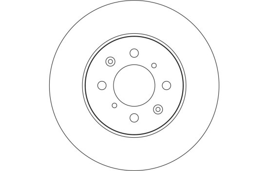 Disco de freno trasero DF4560 TRW, Imagen 3