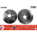 Disco de freno trasero DF4561 TRW