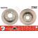 Disco de freno trasero DF4750 TRW