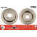 Disco de freno trasero DF4794 TRW