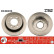 Disco de freno trasero DF4823S TRW, Miniatura 3