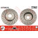 Disco de freno trasero DF4862S TRW