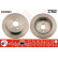 Disco de freno trasero DF6063 TRW
