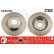 Disco de freno trasero DF6070S TRW