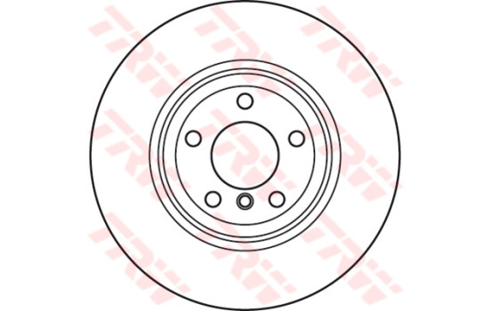Disco de freno trasero DF6070S TRW, Imagen 2