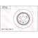 Disco de freno trasero DF7163 TRW