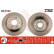 Disco de freno trasero DF7163 TRW, Miniatura 2