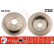 Disco de freno trasero DF7257 TRW