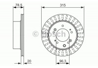 Prx unidad disq - bd1623 boite de 2 Bosch