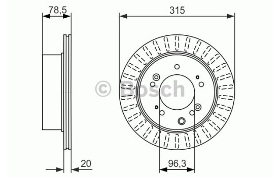 Prx unidad disq - bd1623 boite de 2 Bosch