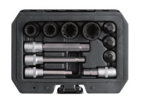 Juego de llaves para pinza de freno Rooks VAG, BMW, PSA, MB (11 piezas)