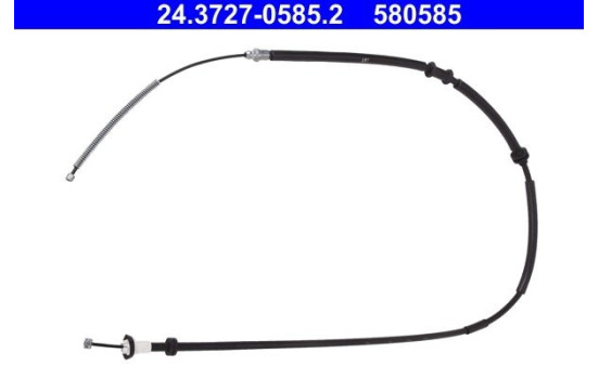 Cable de tracción, freno de estacionamiento 24.3727-0585.2 ATE, Imagen 2