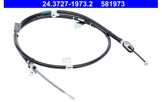 Cable de tracción, freno de estacionamiento 24.3727-1973.2 ATE, Imagen 2