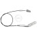 Cable de tracción, freno de estacionamiento K10054 ABS