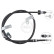Cable de tracción, freno de estacionamiento K10064 ABS