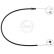 Cable de tracción, freno de estacionamiento K12861 ABS