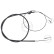 Cable de tracción, freno de estacionamiento K14281 ABS