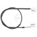 Cable de tracción, freno de estacionamiento K16025 ABS