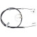 Cable de tracción, freno de estacionamiento K16093 ABS