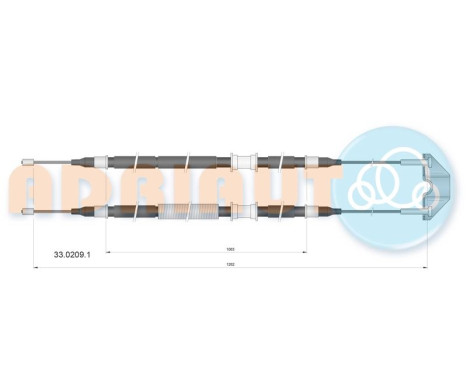 Cable de tracción, freno de estacionamiento