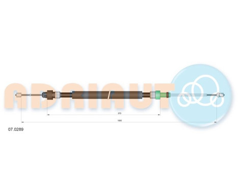 Cable de tracción, freno de estacionamiento