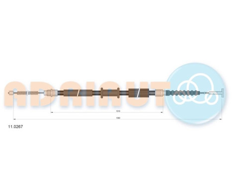 Cable de tracción, freno de estacionamiento