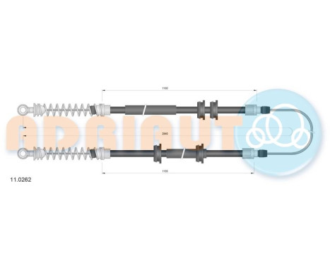 Cable de tracción, freno de estacionamiento