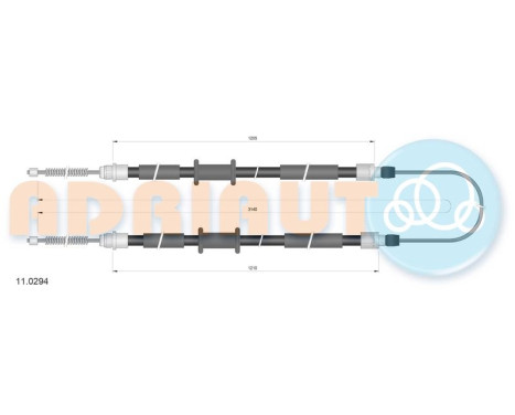 Cable de tracción, freno de estacionamiento