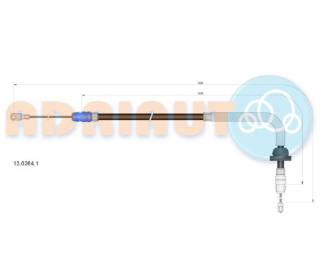 Cable de tracción, freno de estacionamiento
